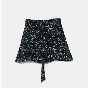 Zara Polka Dot Mini Skort